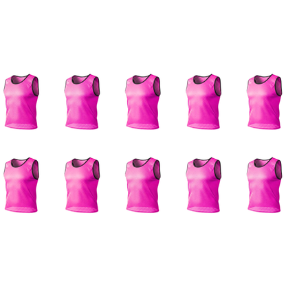 Grip Close End Bibs | Set of 10 | Pink