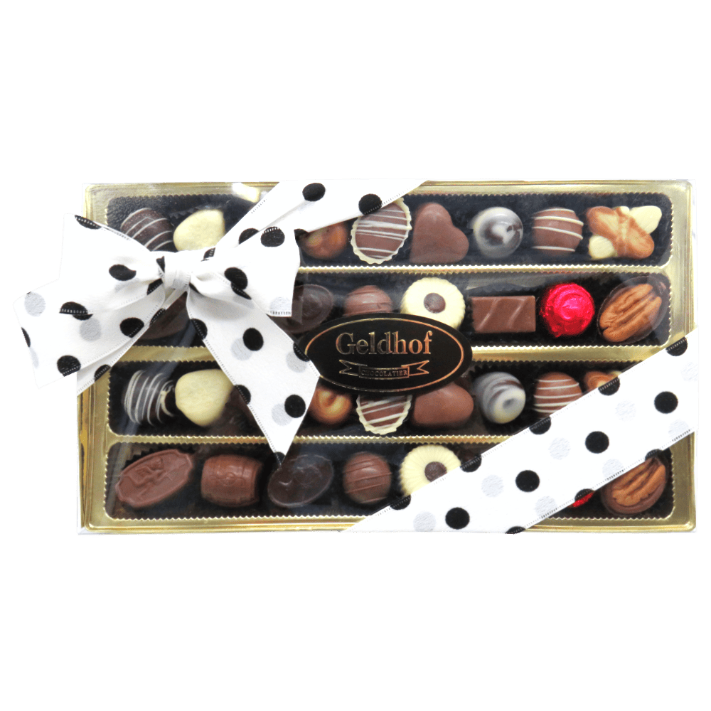 Geldhof Assorted Chocolates Box (decorated) – 500g