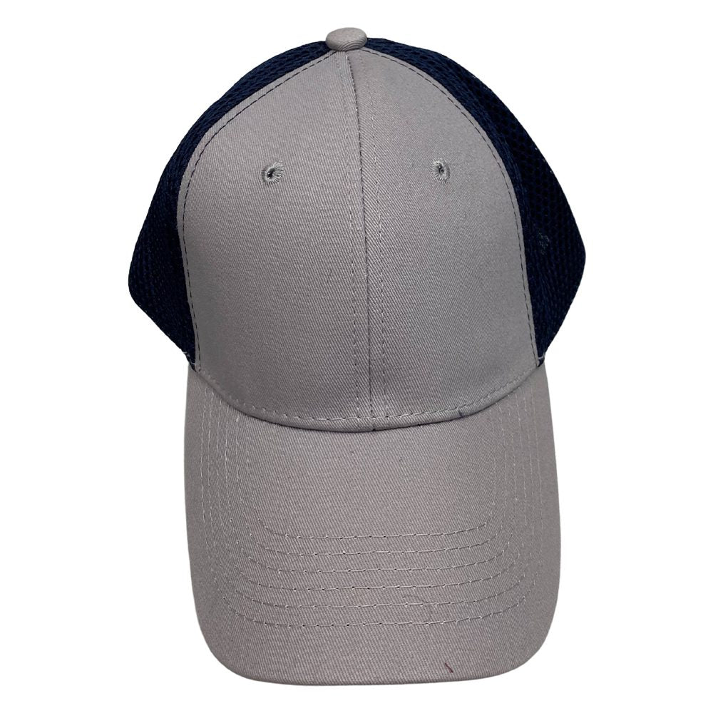 Two Tone Trucker Cap | Grey / Navy