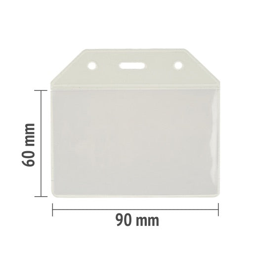 585CL Flexible PVC Badge Pouches – Pack of 50