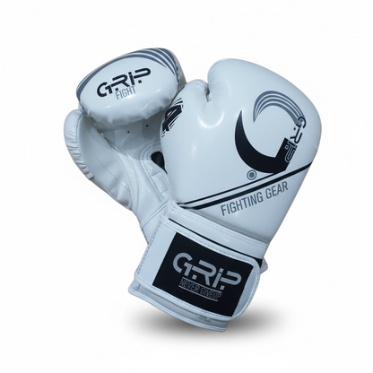 Grip FS Boxing Gloves | G7 Supreme Vinyl | White