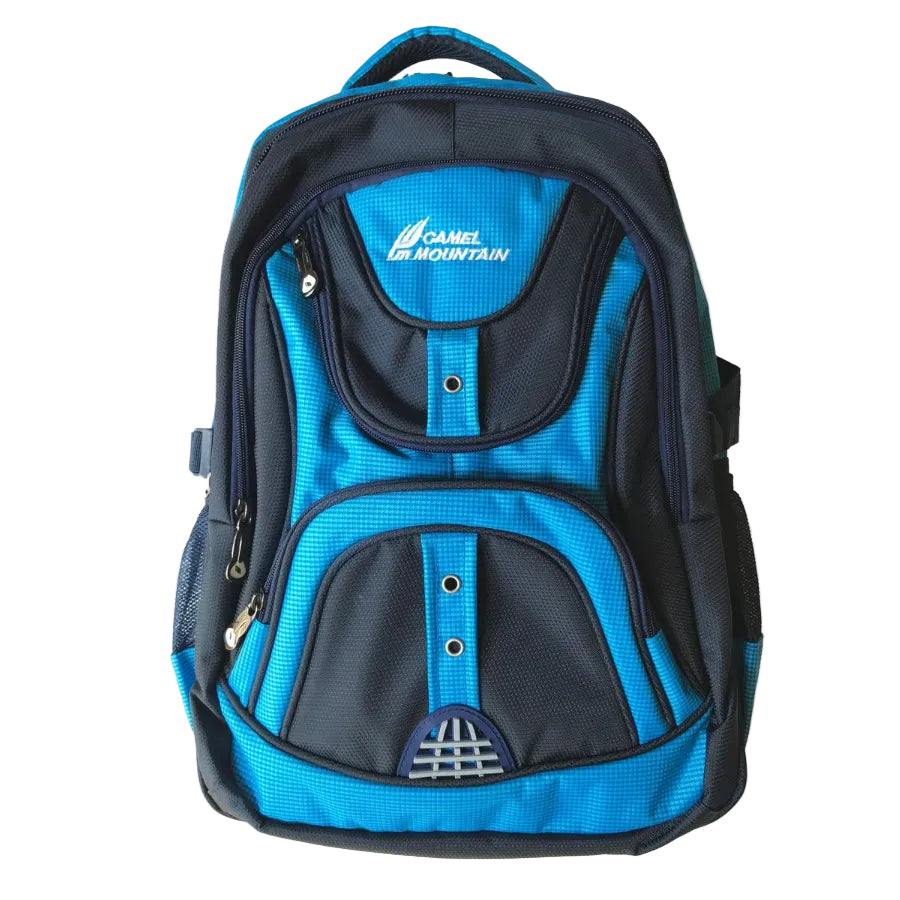 Camel Mountain Laptop Backpack | Blue
