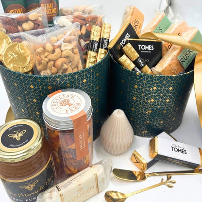 Golden Family Festivities Tier Gift Hamper