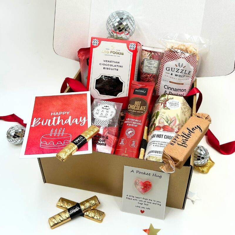 Ruby Red Happy Birthday Gift Box