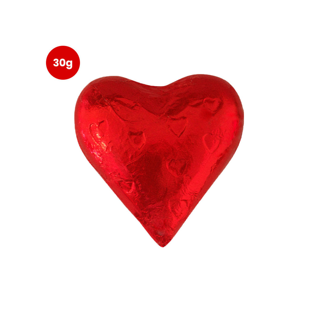 30g Foiled Chocolate Heart-Gifting Occasions-corporate valentines day gifts | valentine's day gifts for employees