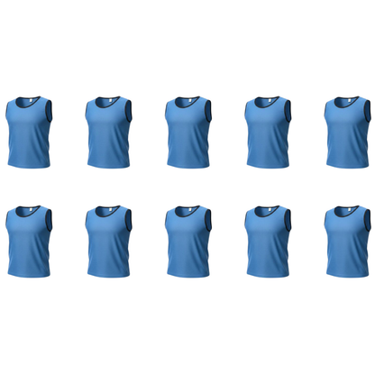 Grip Close End Bibs | Set of 10 | Blue