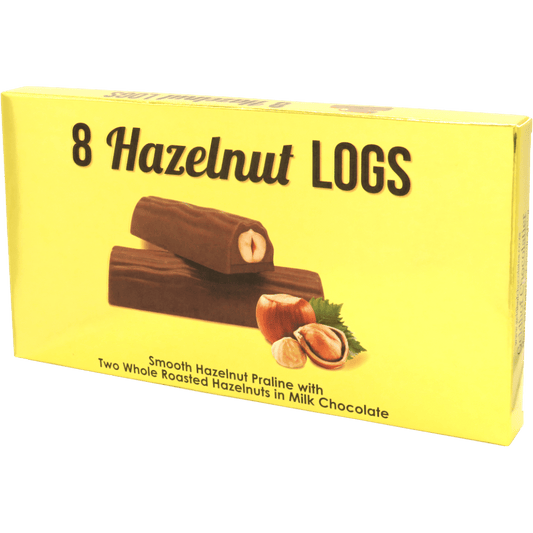 Geldhof Hazelnut Log Box (8-Piece)