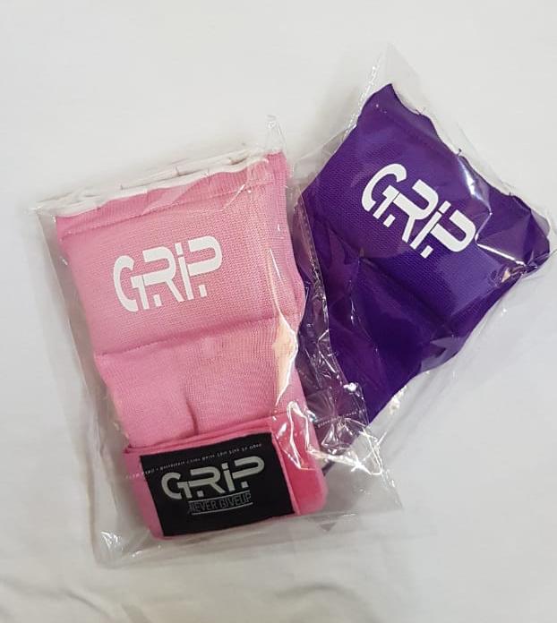 Grip Gel Boxing Hand wraps inner Gloves Men Women Quick 100cm length | Practice | Purple