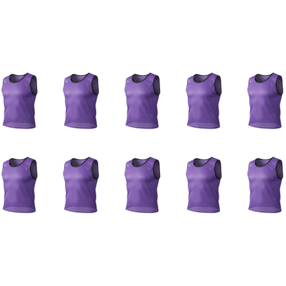 Grip Close End Bibs | Set of 10 | Purple