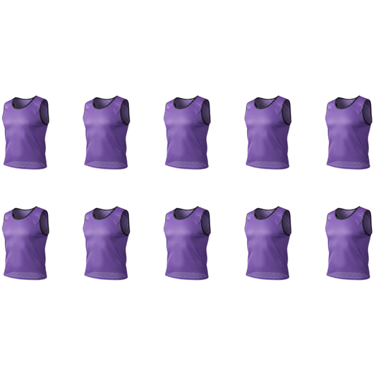 Grip Close End Bibs | Set of 10 | Purple