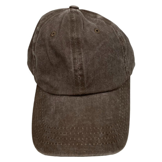 Stone Washed Cap | Brown