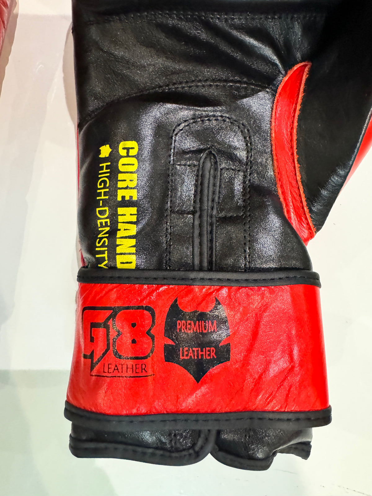 Grip Boxing Gloves | G8 Genuine Cowhide Leather Pro | Red