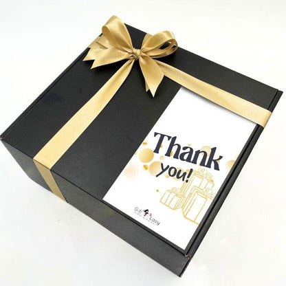 Gold & Black Thank You Gift Box