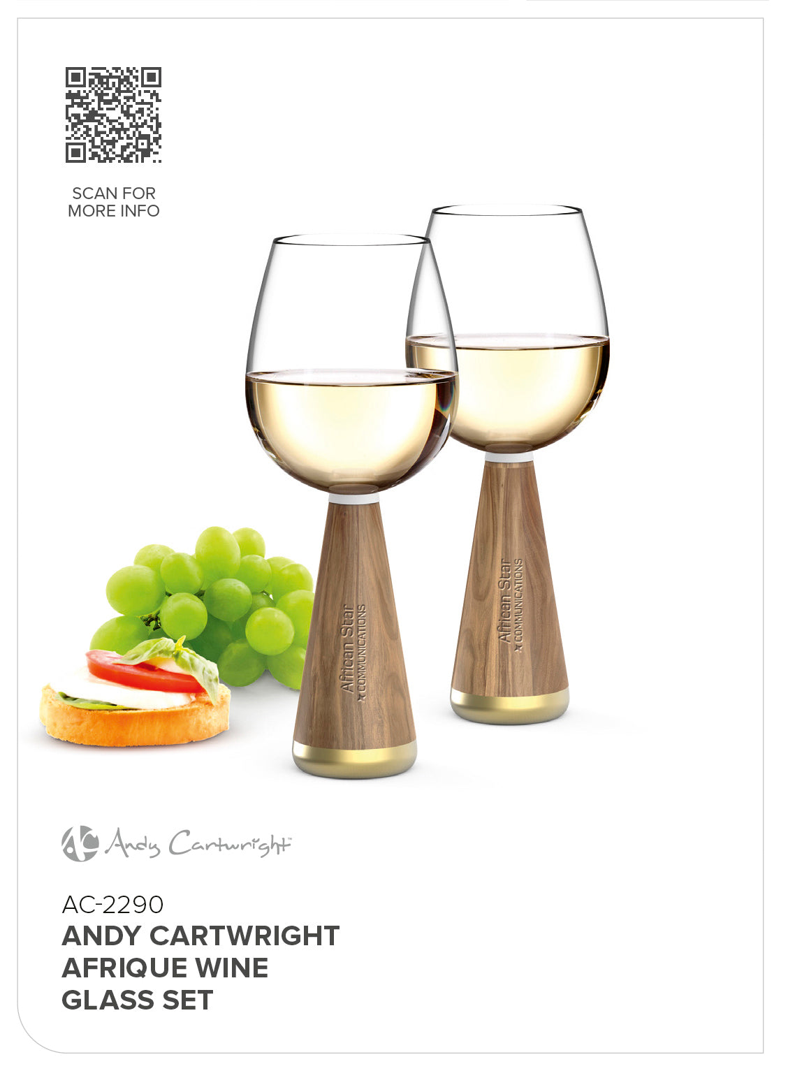 Andy Cartwright Afrique Wine Glass Set