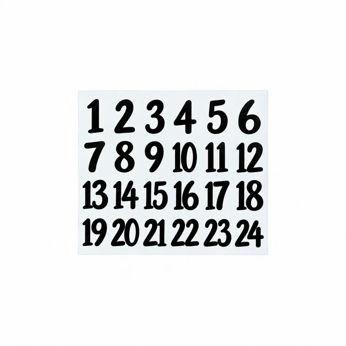 Advent Sticker Set