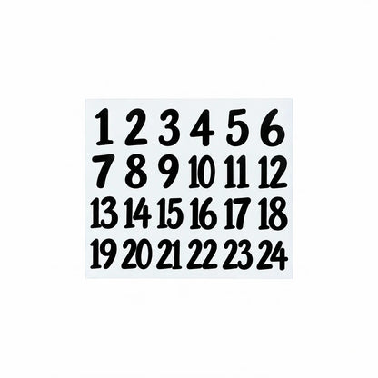 Advent Sticker Set