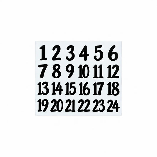 Advent Sticker Set