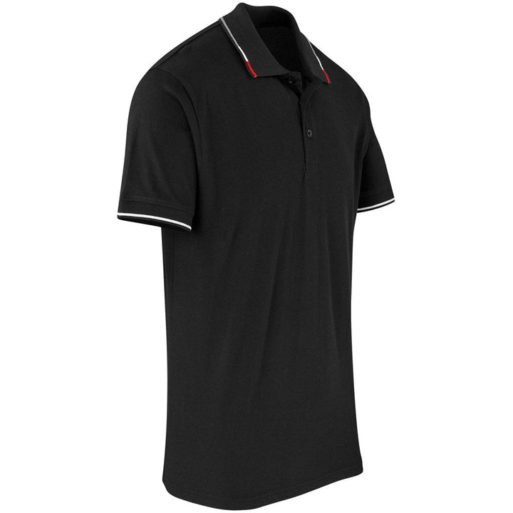 Mens Ash Golf Shirt - Black | Golf Shirts | Custom-branded corporate clothing | Giftwrap Shop