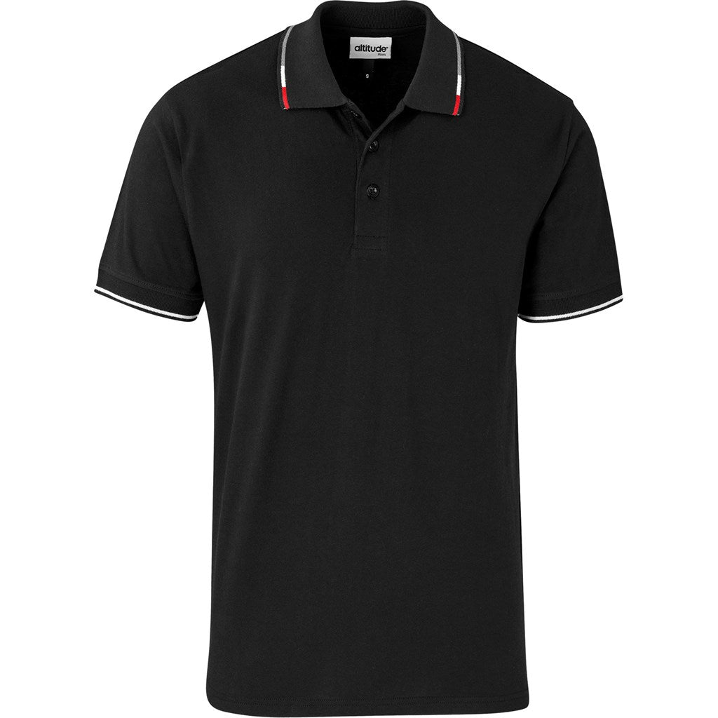 Mens Ash Golf Shirt - Black | Golf Shirts | Custom-branded corporate clothing | Giftwrap Shop