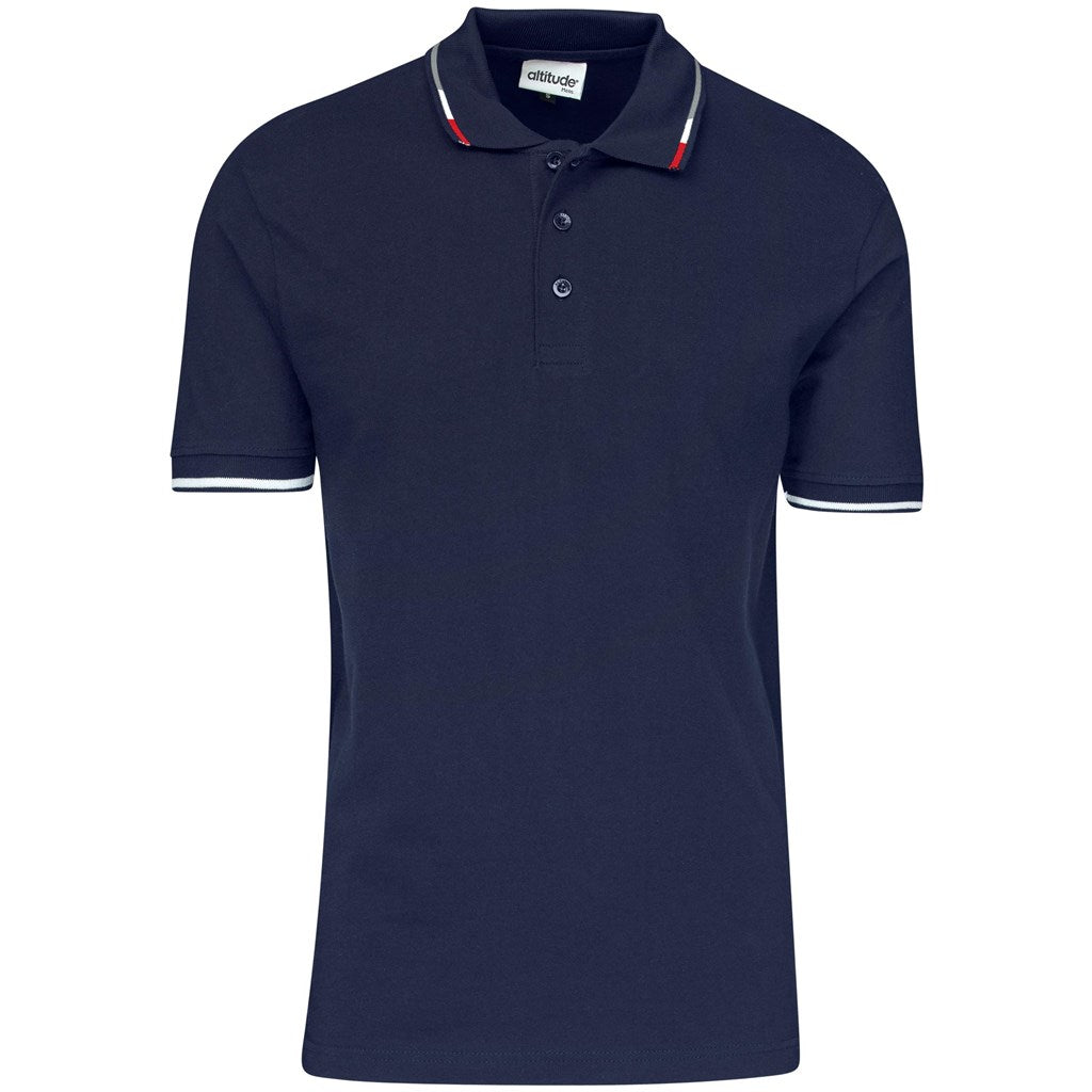 Mens Ash Golf Shirt - Navy | Golf Shirts | Custom-branded corporate clothing | Giftwrap Shop