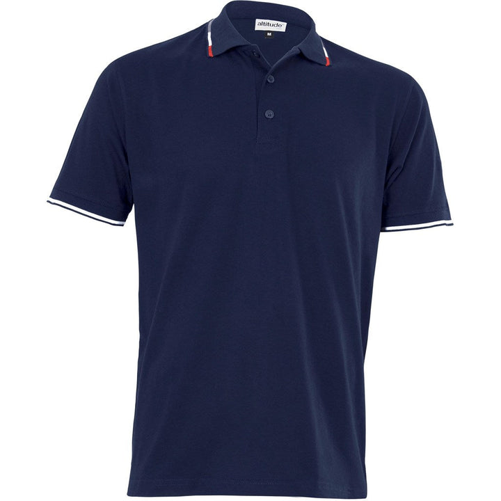 Mens Ash Golf Shirt - Navy | Golf Shirts | Custom-branded corporate clothing | Giftwrap Shop