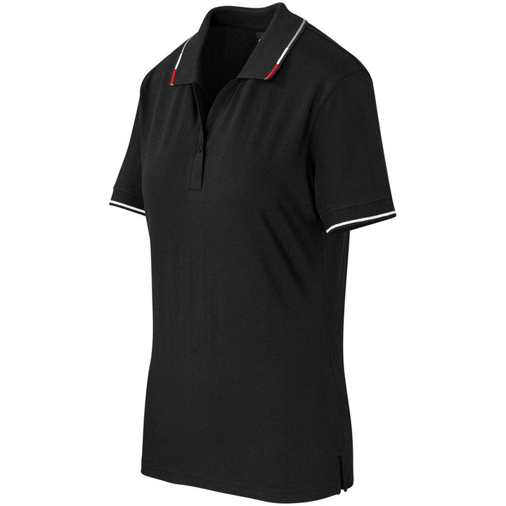 Ladies Ash Golf Shirt - Black | Golf Shirts | Custom-branded corporate clothing | Giftwrap Shop