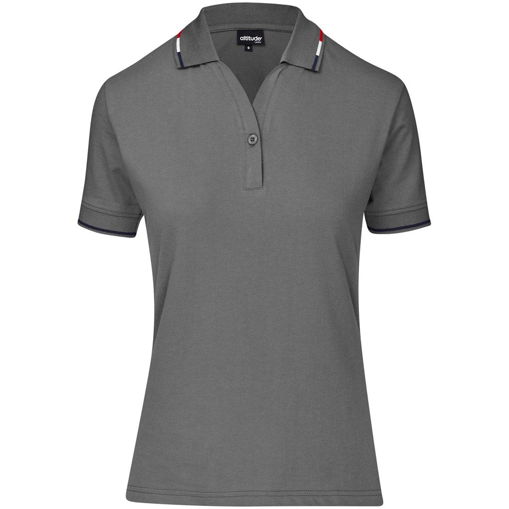 Ladies Ash Golf Shirt - Grey | Golf Shirts | Custom-branded corporate clothing | Giftwrap Shop