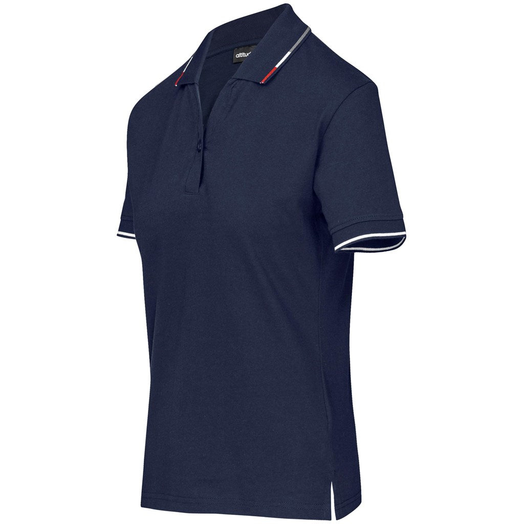 Ladies Ash Golf Shirt - Navy | Golf Shirts | Custom-branded corporate clothing | Giftwrap Shop