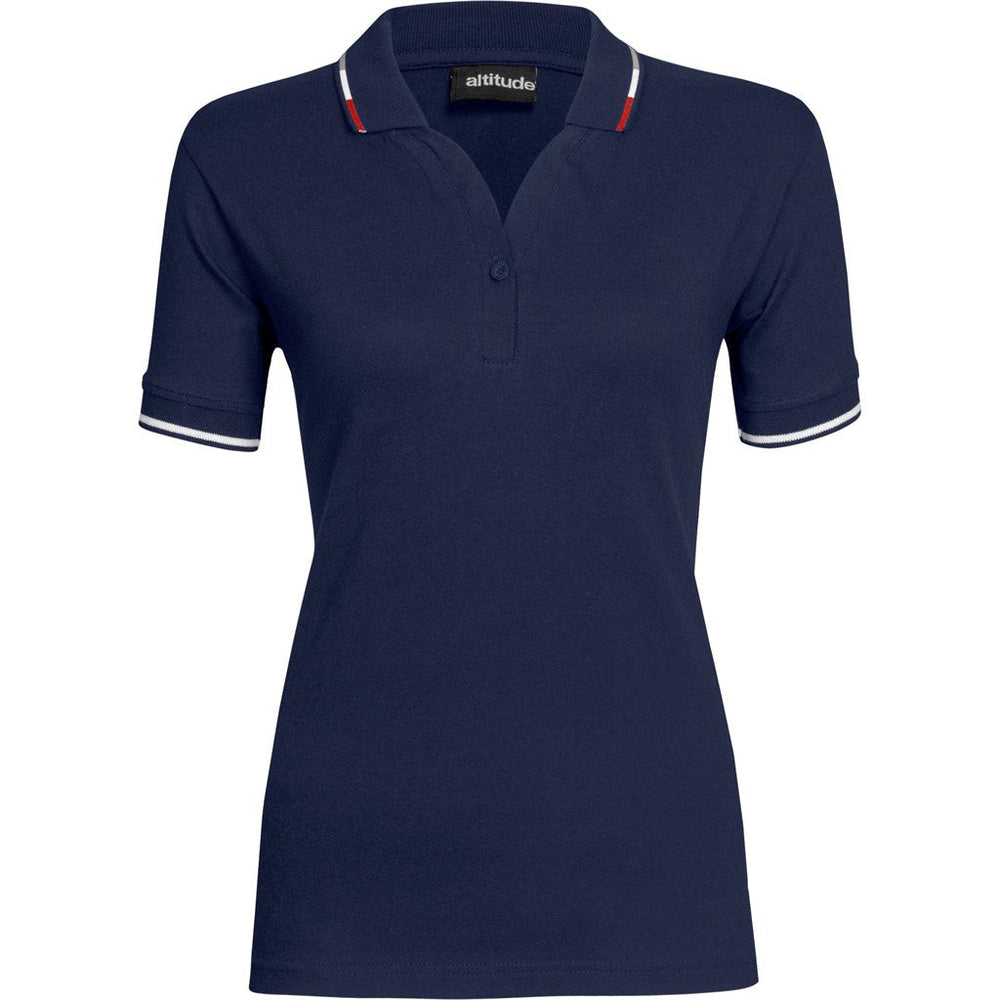 Ladies Ash Golf Shirt - Navy | Golf Shirts | Custom-branded corporate clothing | Giftwrap Shop