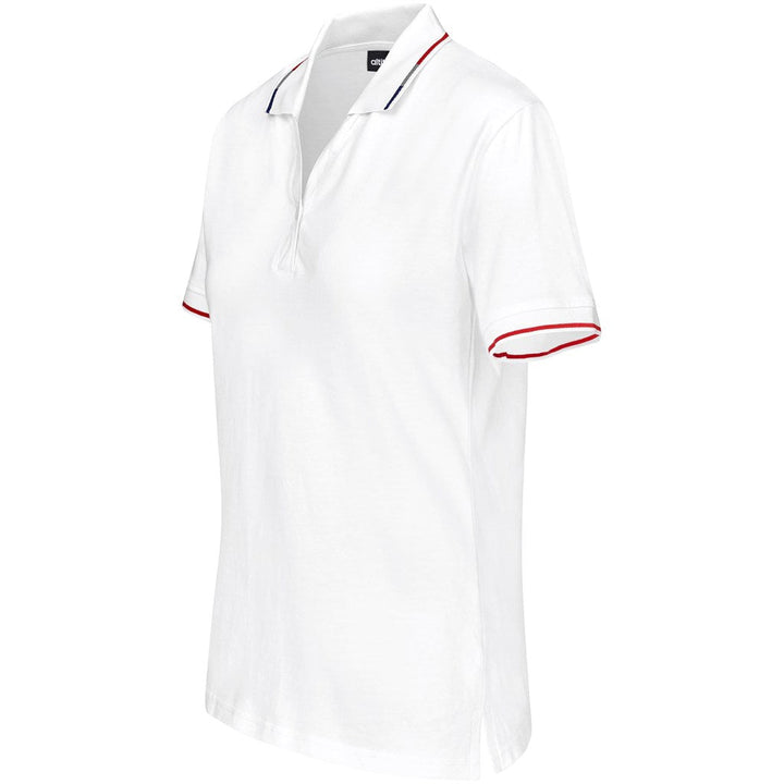 Ladies Ash Golf Shirt - White | Golf Shirts | Custom-branded corporate clothing | Giftwrap Shop