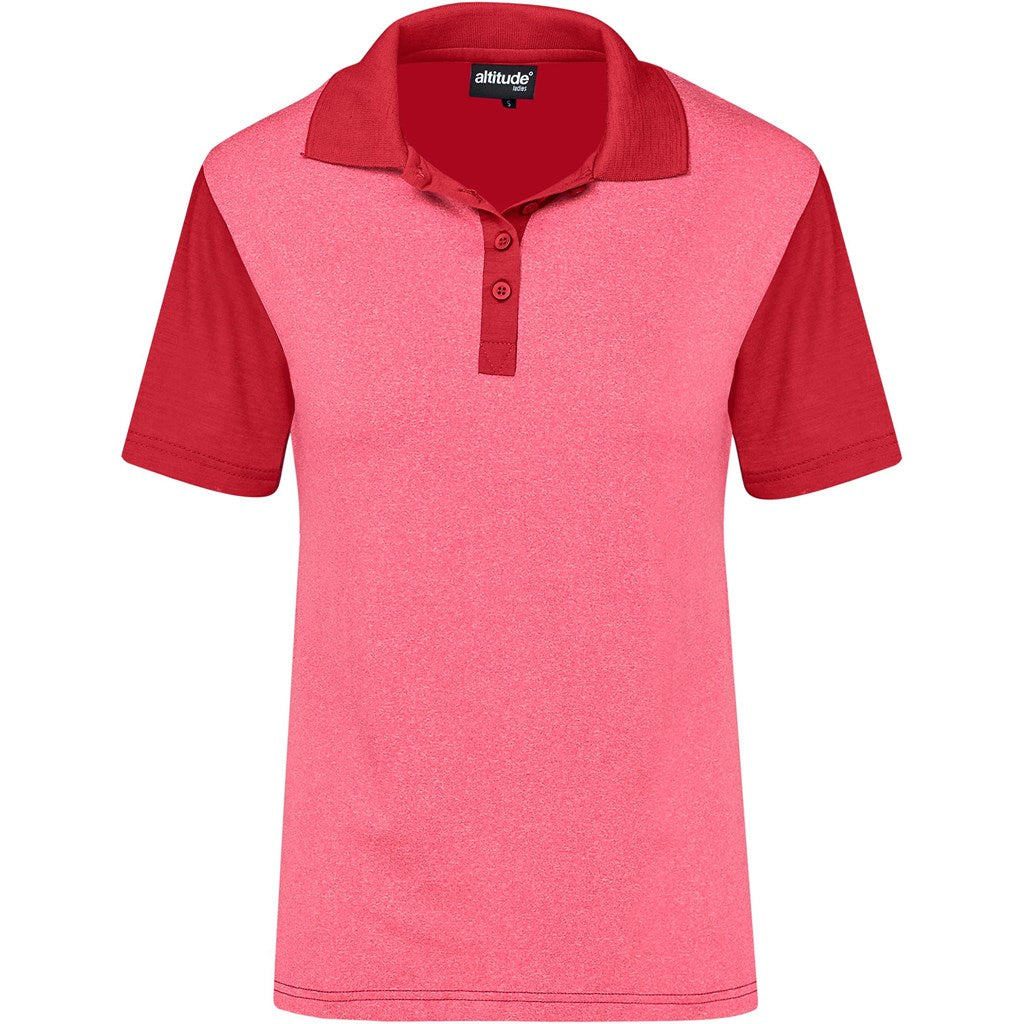 Ladies Crossfire Golf Shirt - Red | Golf Shirts | Custom-branded corporate clothing | Giftwrap Shop