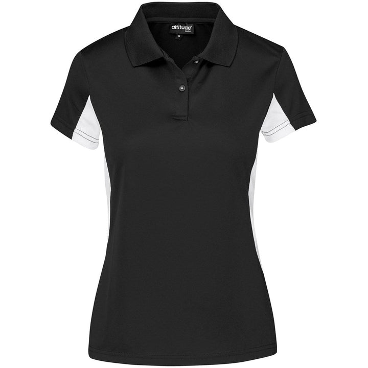 Ladies Championship Golf Shirt - Black | Golf Shirts | Custom-branded corporate clothing | Giftwrap Shop