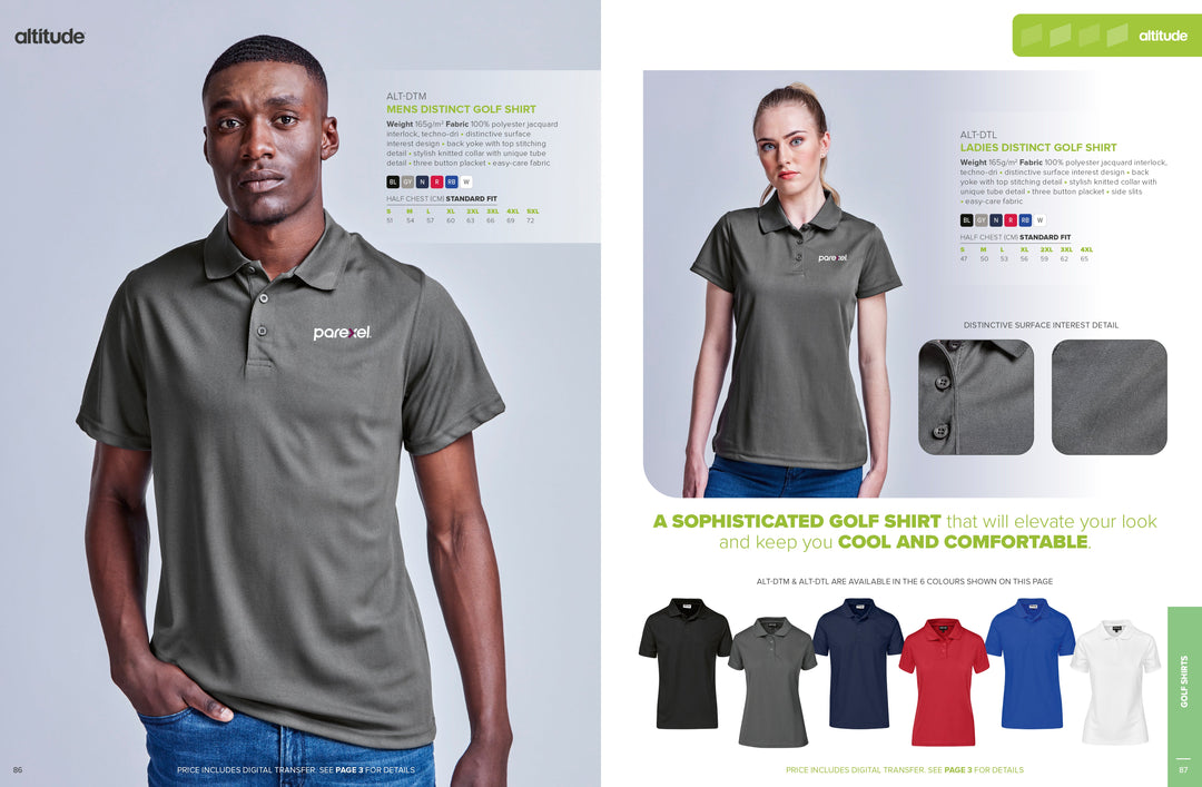 Ladies Distinct Golf Shirt | Golf Shirts | Custom-branded corporate clothing | Giftwrap Shop