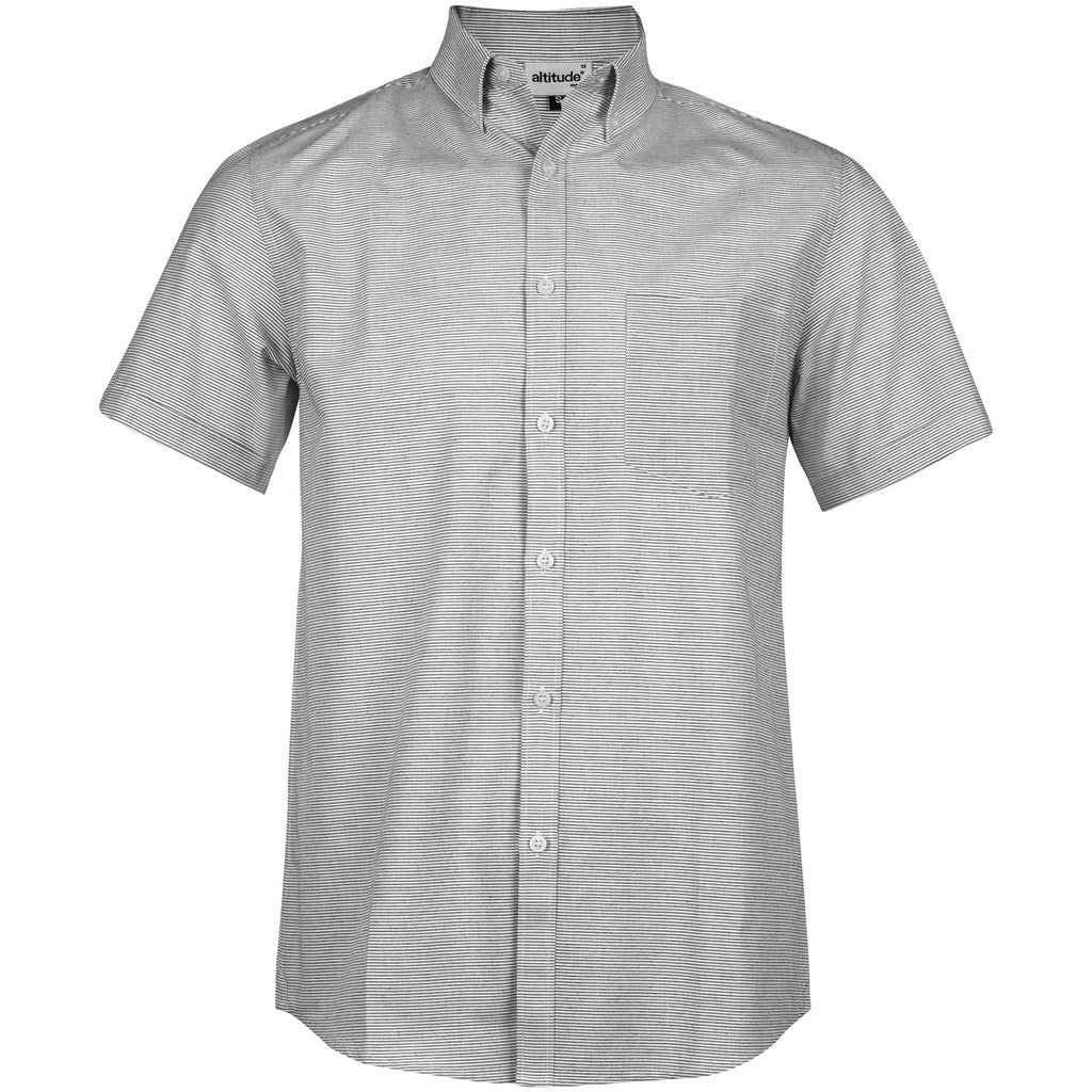 Mens Short Sleeve Earl Shirt - Grey | Lounge Shirts | Corporate clothing | Gift Wrap Shop