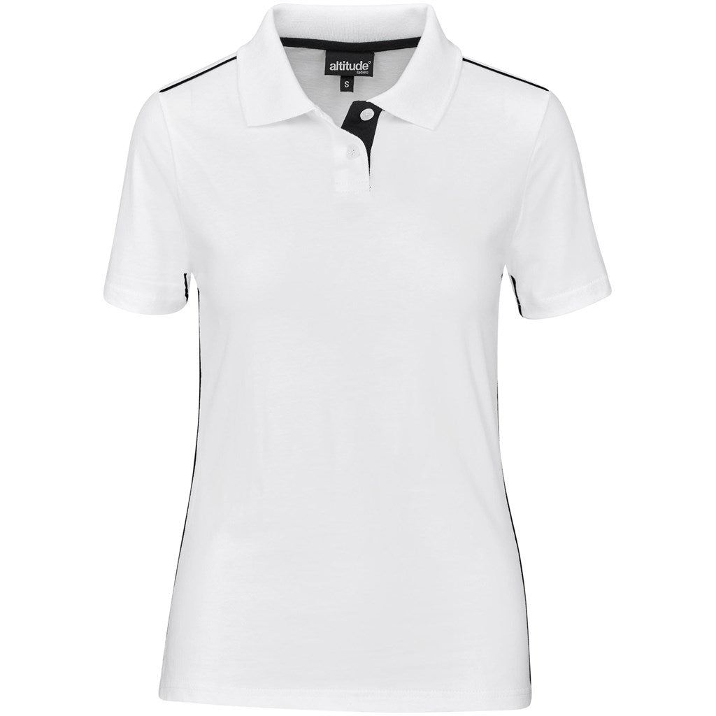 Ladies Galway Golf Shirt - White