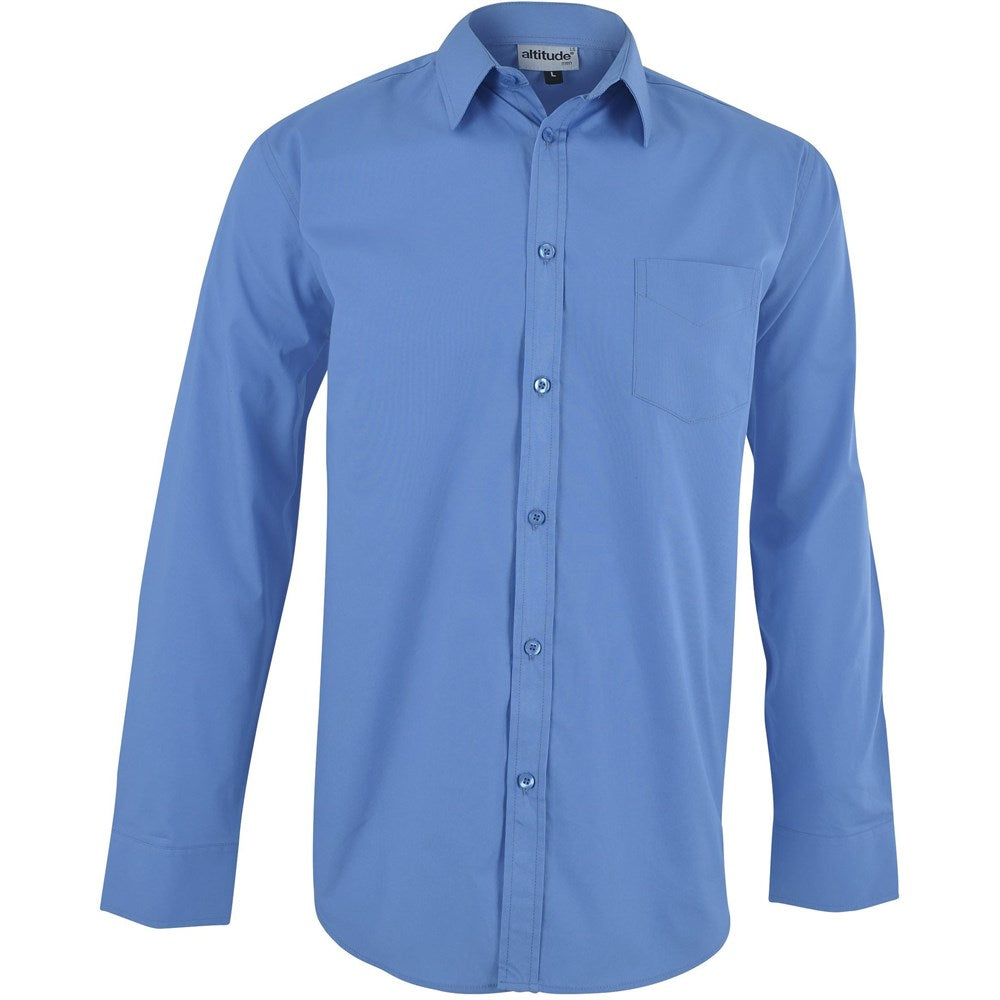 Mens Long Sleeve Haiden Shirt - Light Blue | Lounge Shirts | Corporate clothing | Gift Wrap Shop