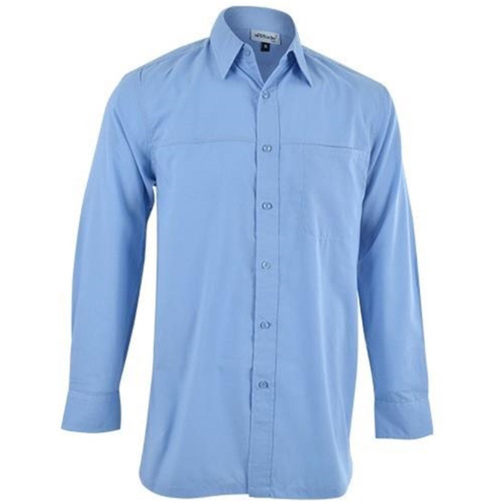 Harry Casual Long Sleeve Shirt - Sky Blue | Lounge Shirts | Corporate clothing | Gift Wrap Shop