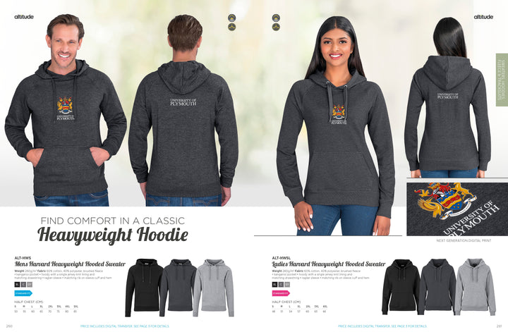 Ladies Harvard Heavyweight Hooded Sweater | Hoodies | Custom-branded & Personalised | Giftwrap Shop