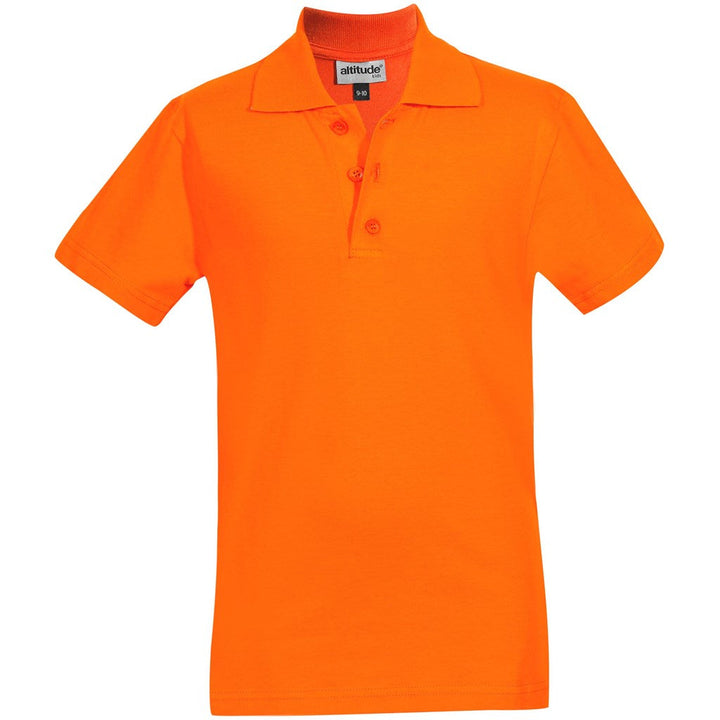 Kids Michigan Golf Shirt - Orange | Golf Shirts | Custom-branded Kids Clothing | Giftwrap Shop