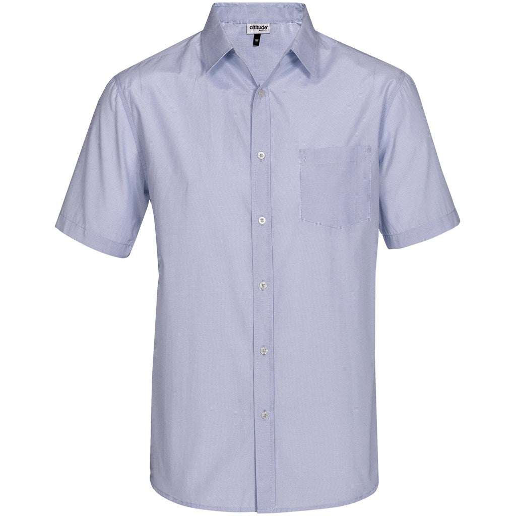 Mens Short Sleeve Portsmouth Shirt - Navy | Lounge Shirts | Corporate clothing | Gift Wrap Shop