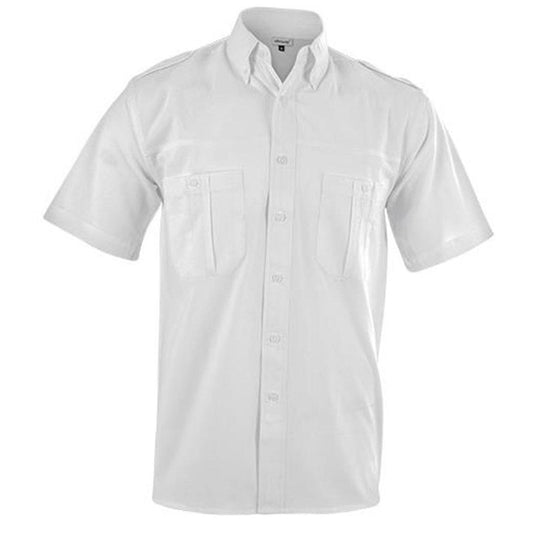 Tracker Short Sleeve Shirt - White | Lounge Shirts | Corporate clothing | Gift Wrap Shop