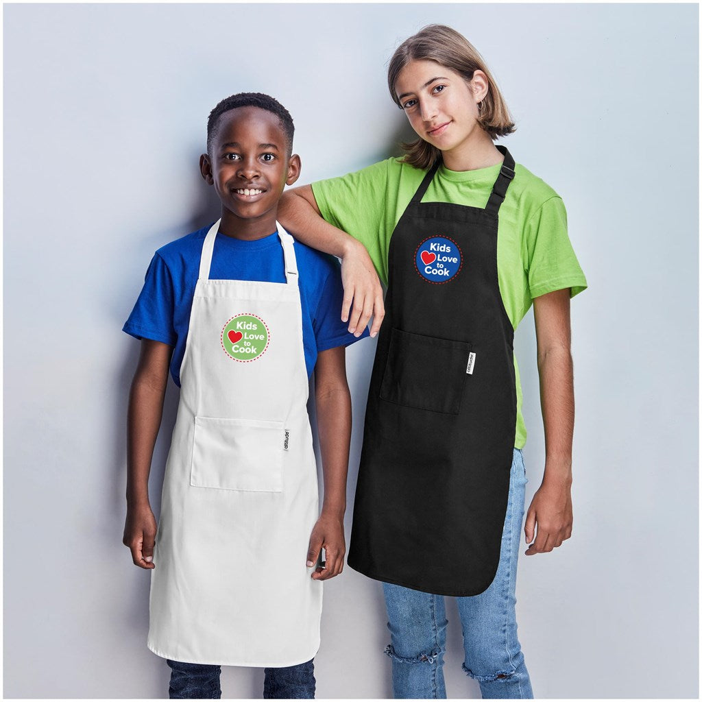 Kids Trickle Bib Apron-Aprons-corporate gift ideas for employees-branded corporate gifts | corporate gifts south africa | Just Brand