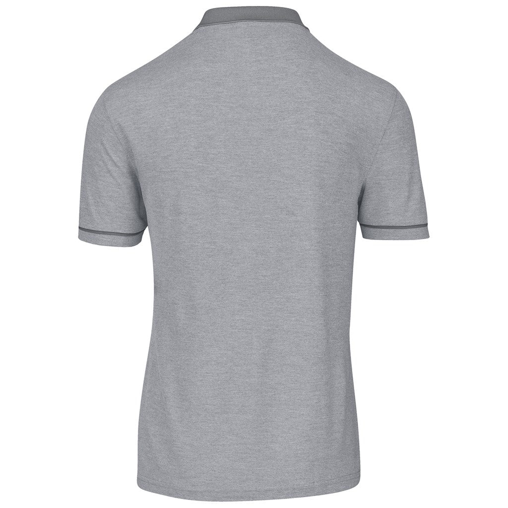 Mens Verge Golf Shirt - Light Grey