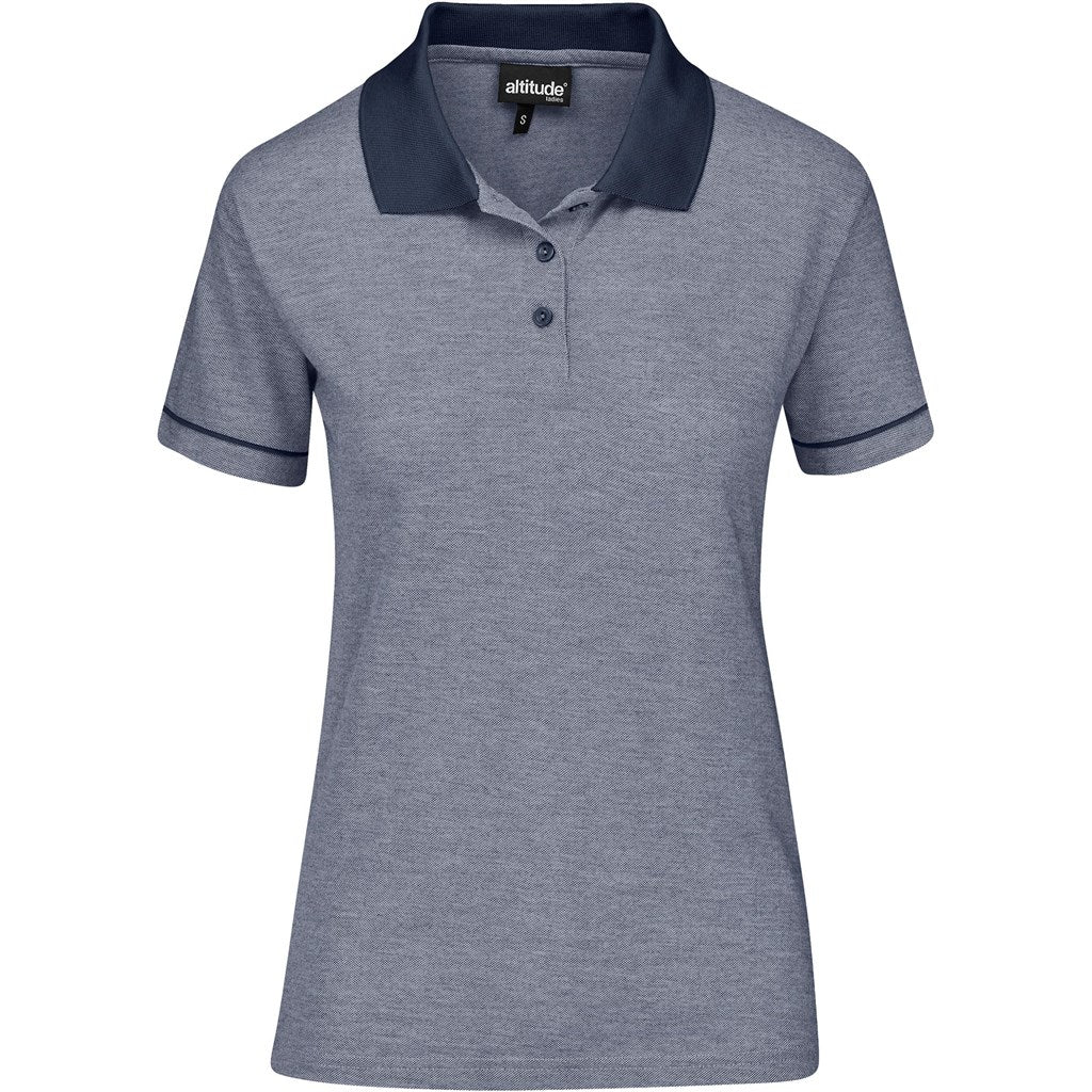 Ladies Verge Golf Shirt - Blue