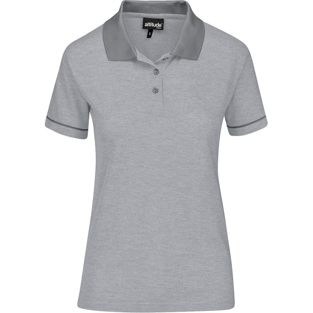 Ladies Verge Golf Shirt - Light Grey