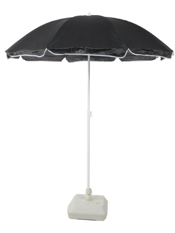 Arch 180cm 170T Polyester Beach Umbrella 19/22 mm Steel Pole without Tile