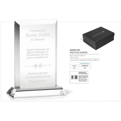 Prestige Award-Awards and Trophies-corporate gift ideas for employees-branded corporate gifts | corporate gifts south africa | Just Brand