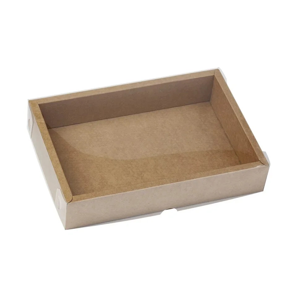 Large Snack Tray with Clear Lid