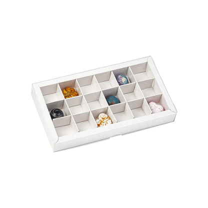 Medium Chocolate Box with Clear Lid
