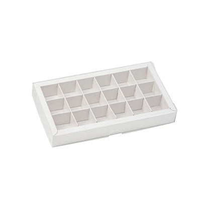 Medium Chocolate Box with Clear Lid